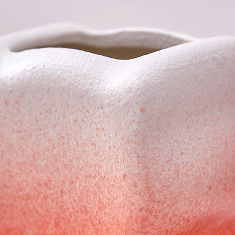 Lighteme Cute Cat Back View Ceramic Vase