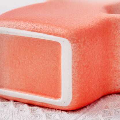 Lighteme Cute Cat Back View Ceramic Vase