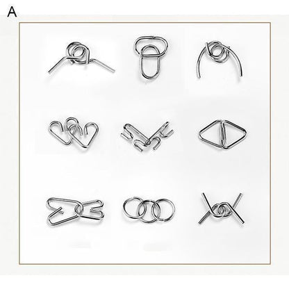 Maillon Lighteme à neuf anneaux entrelacés (7 types)