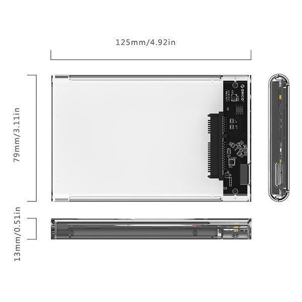 Boîtier convertisseur de disque dur portable Lighteme