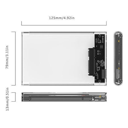 Boîtier convertisseur de disque dur portable Lighteme