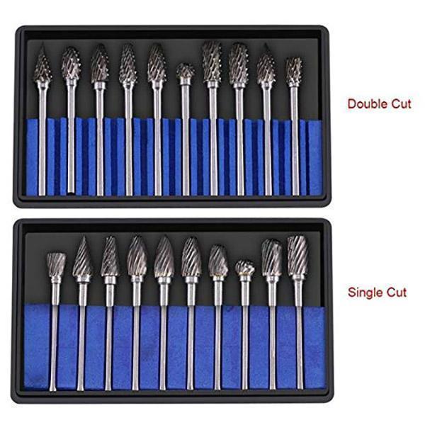 Tête de fraisage en acier tungstène pour lime rotative Lighteme (2 types)