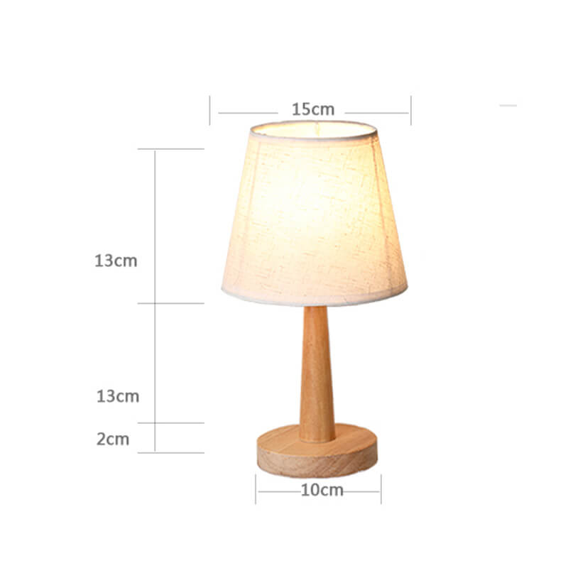 Lighteme Simple Raw Wood Table Lamp