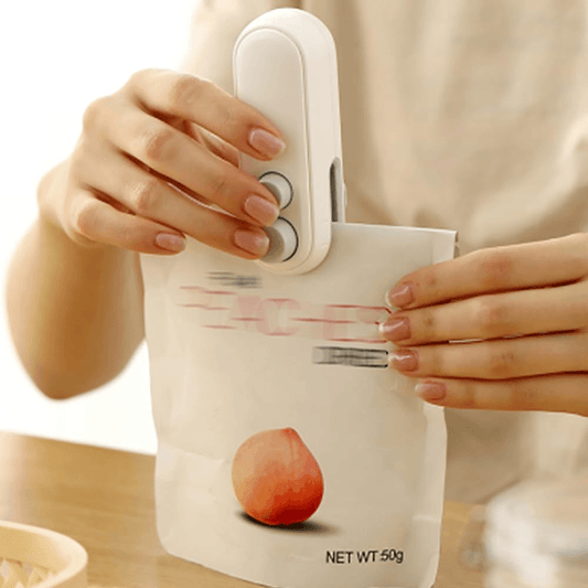 Mini scelleuse de sacs Lighteme, outil portable 2 en 1