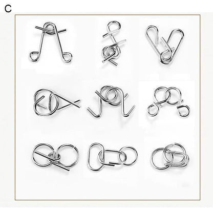 Maillon Lighteme à neuf anneaux entrelacés (7 types)