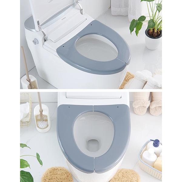 Abattant de toilette pliable en plastique Lighteme (3 couleurs)