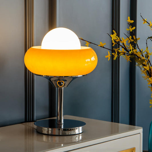 Lampes de table en verre Lighteme Egg Tart