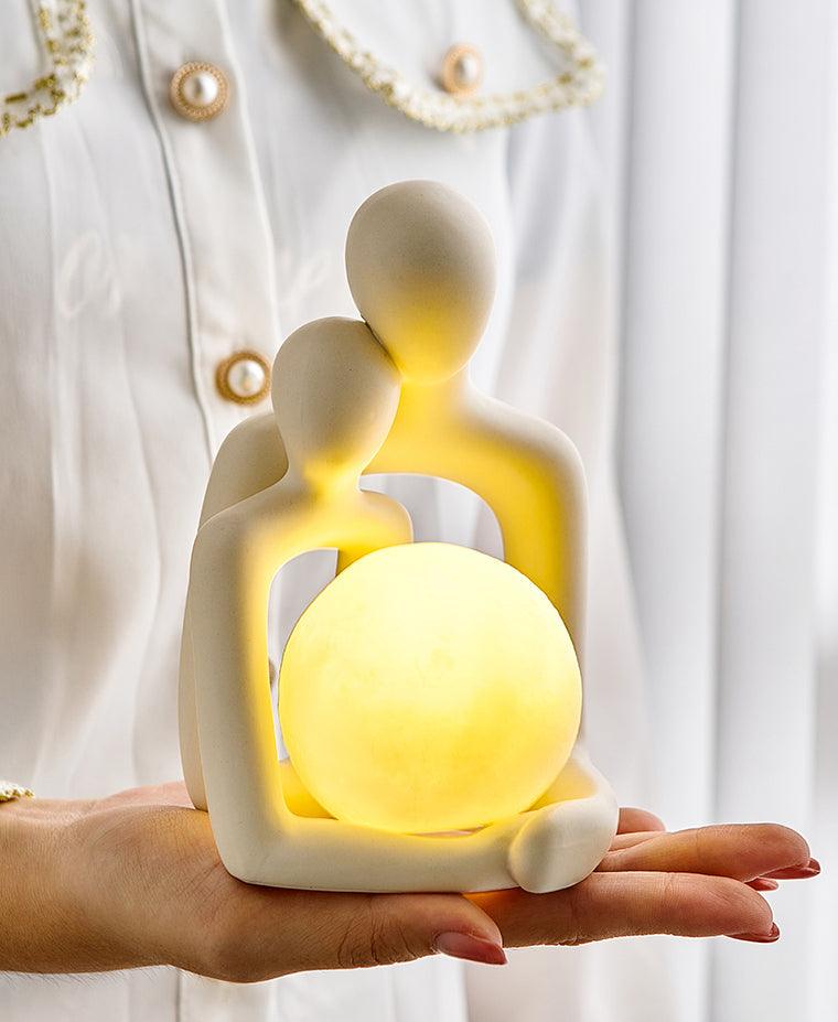 Sculpture de couple de style nordique Lighteme