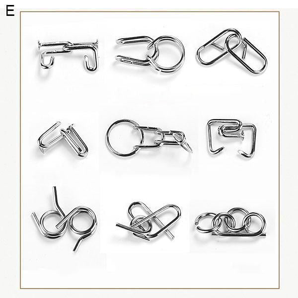 Maillon Lighteme à neuf anneaux entrelacés (7 types)