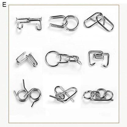 Maillon Lighteme à neuf anneaux entrelacés (7 types)