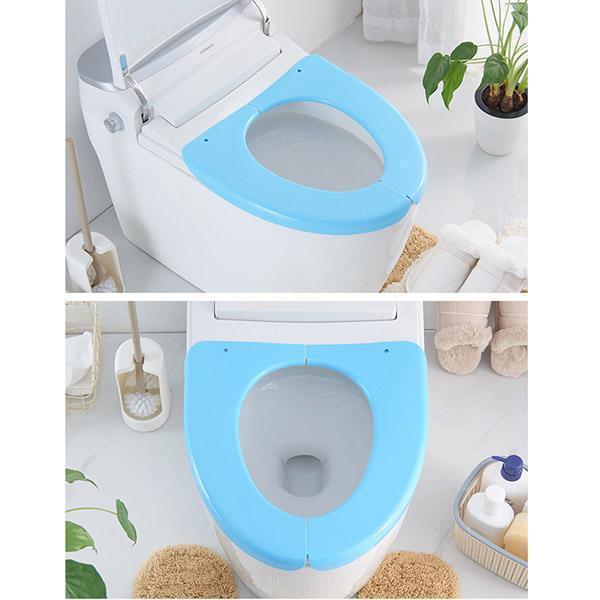 Abattant de toilette pliable en plastique Lighteme (3 couleurs)