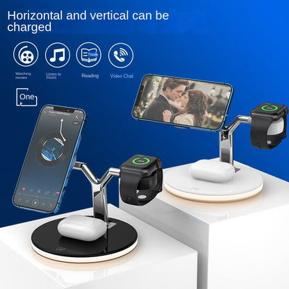 Lighteme Magnetisches 3-in-1-Ladegerät für Mobiltelefone 