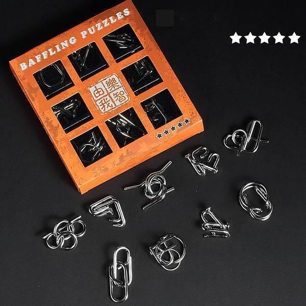 Maillon Lighteme à neuf anneaux entrelacés (7 types)