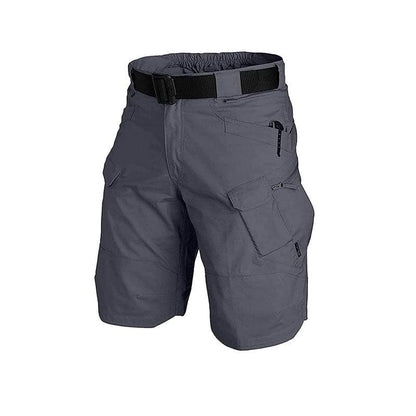 Lighteme Short tactique pour homme 11" Imperméable Randonnée Pêche Respirant Séchage rapide Short cargo court (SANS ceinture) 