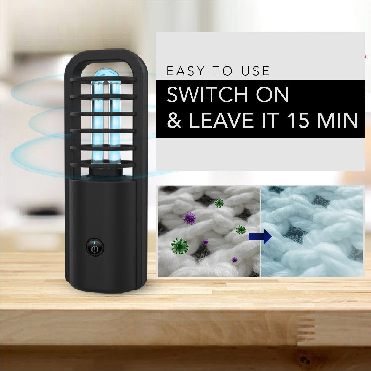 Lighteme Portable UV-C Sterilizer Lamp