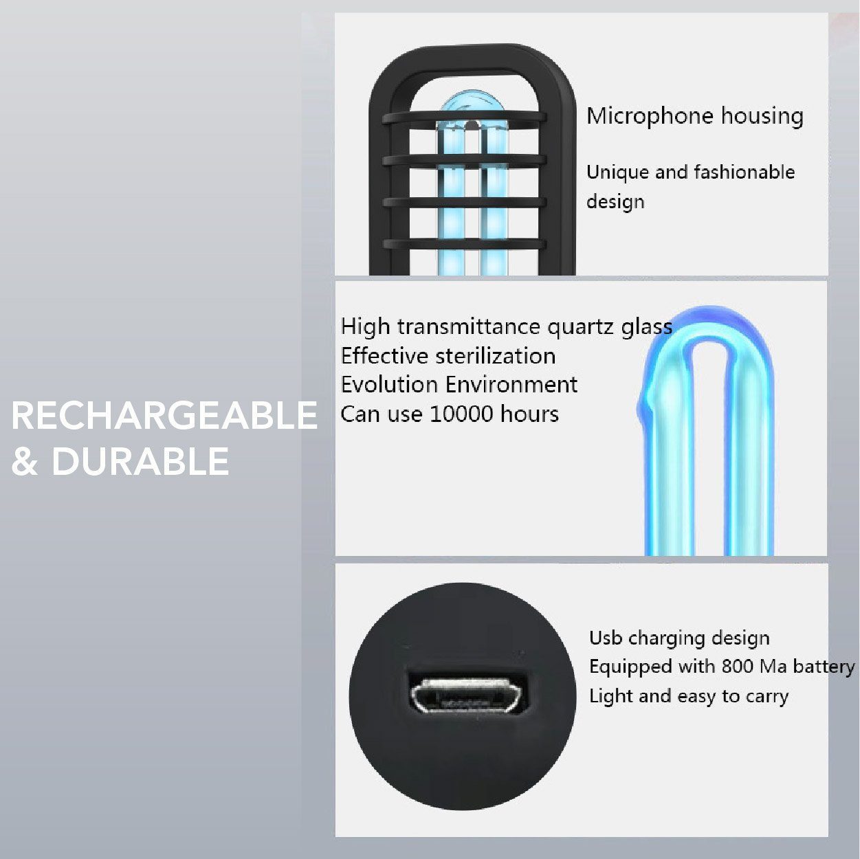 Lighteme Portable UV-C Sterilizer Lamp