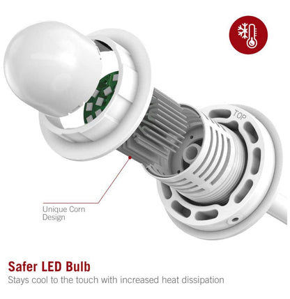 Lighteme LED-Nachttischlampe mit schnellem kabellosem Ladegerät, 7,5 W für iPhone und Android, Tischlampe mit USB-Anschluss (2er-Pack)