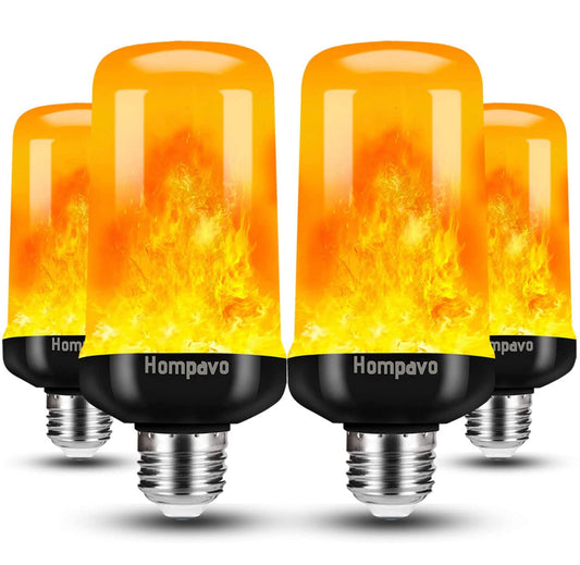 Ampoule LED flamme Lighteme, 4 modes, vacillante et effet inversé (lot de 4) 