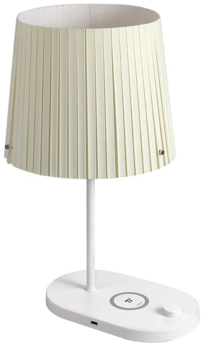 Lighteme LED-Nachttischlampe mit schnellem kabellosem Ladegerät, 7,5 W für iPhone und Android, Tischlampe mit USB-Anschluss (2er-Pack)