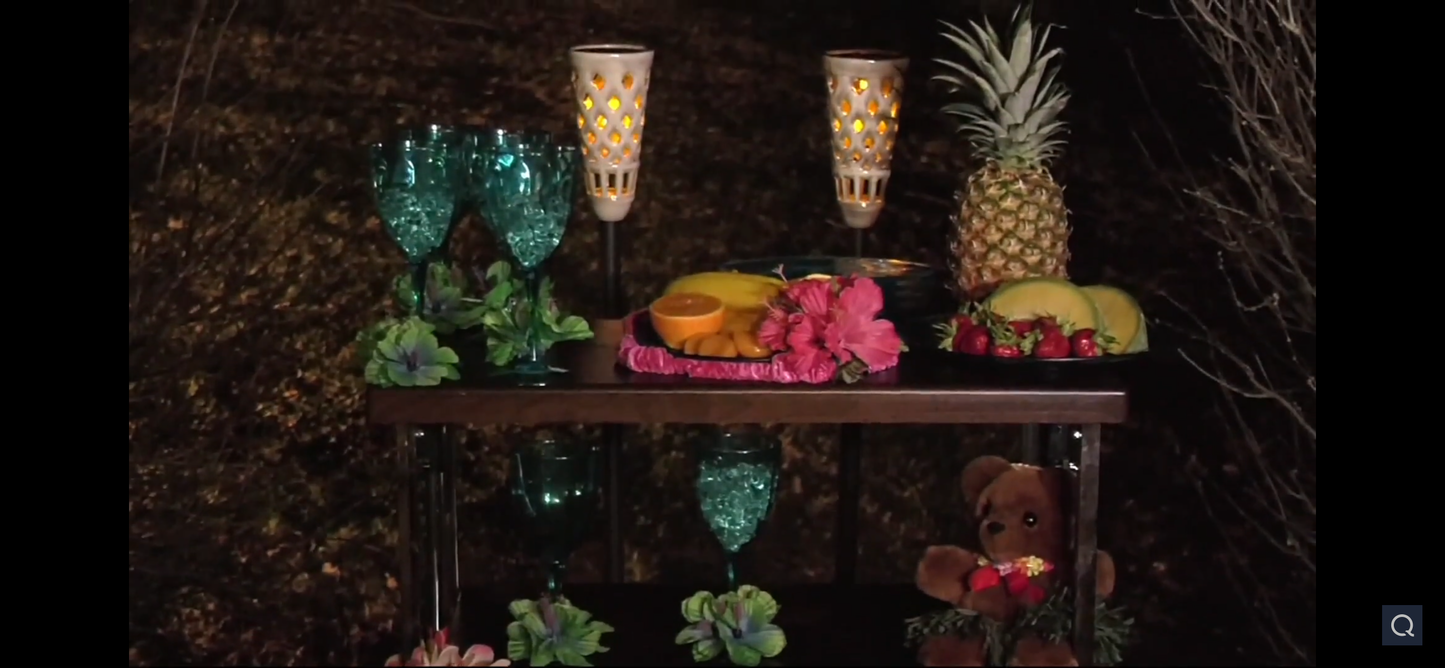 Lot de 2 lampes torches solaires Tiki à LED en céramique Lighteme, lumières scintillantes, couleur : blanc