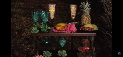 Lot de 2 lampes torches solaires Tiki à LED en céramique Lighteme, lumières scintillantes, couleur : blanc