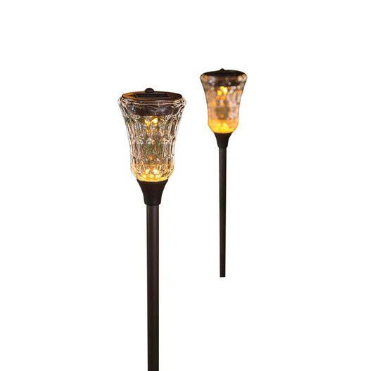 Lot de 4 lampes de chemin scintillantes Lighteme 5 lumens - Bronze 