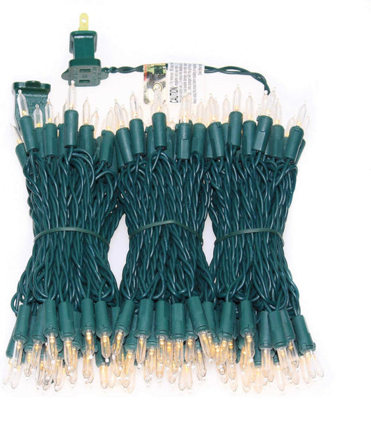 Guirlande lumineuse de Noël Lighteme 150 LED, fil vert/blanc de 15 m