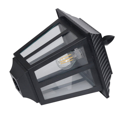 Lot de 2 lampadaires solaires Lighteme, lumière vintage blanc chaud