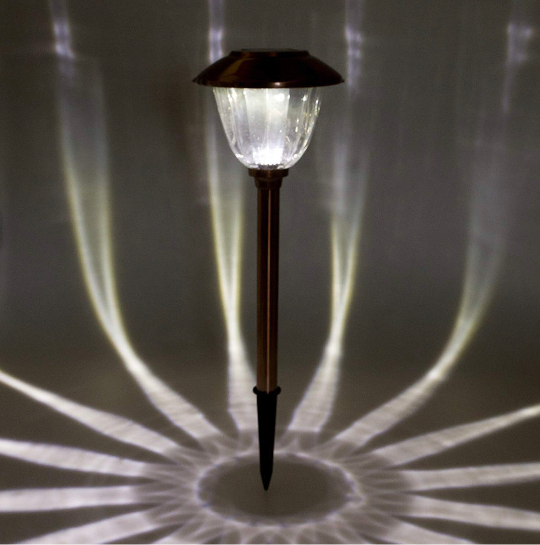 Lampes solaires LED Lighteme pour allées, nouveau modèle, lot de 8 