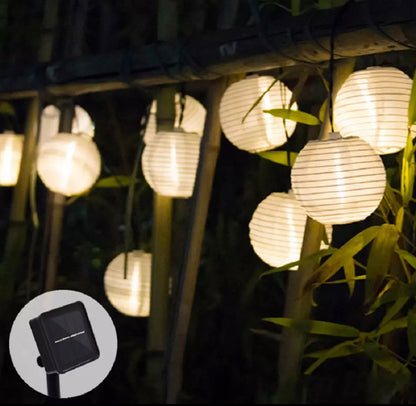 Guirlande lumineuse solaire de jardin à LED Lighteme de 8,2 m (27 pi) - 10 ampoules 