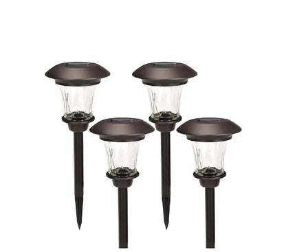 Lot de 8 lampes solaires pour allées Lighteme, jusqu'à 10 lumens 