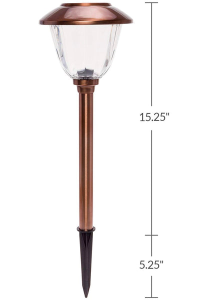 Lampes solaires LED Lighteme pour allées, nouveau modèle, lot de 8 