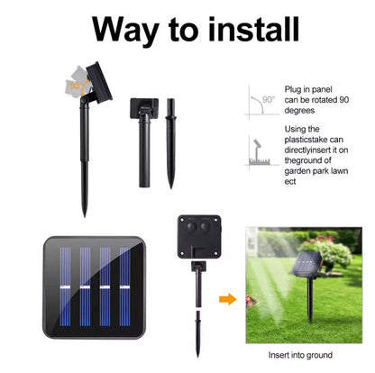 Guirlande lumineuse solaire de jardin à LED Lighteme de 8,2 m (27 pi) - 10 ampoules 