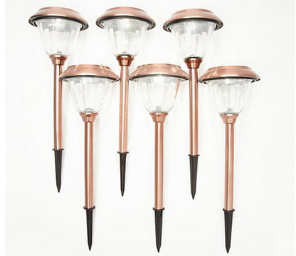 Lampes solaires LED Lighteme pour allées, nouveau modèle, lot de 8 