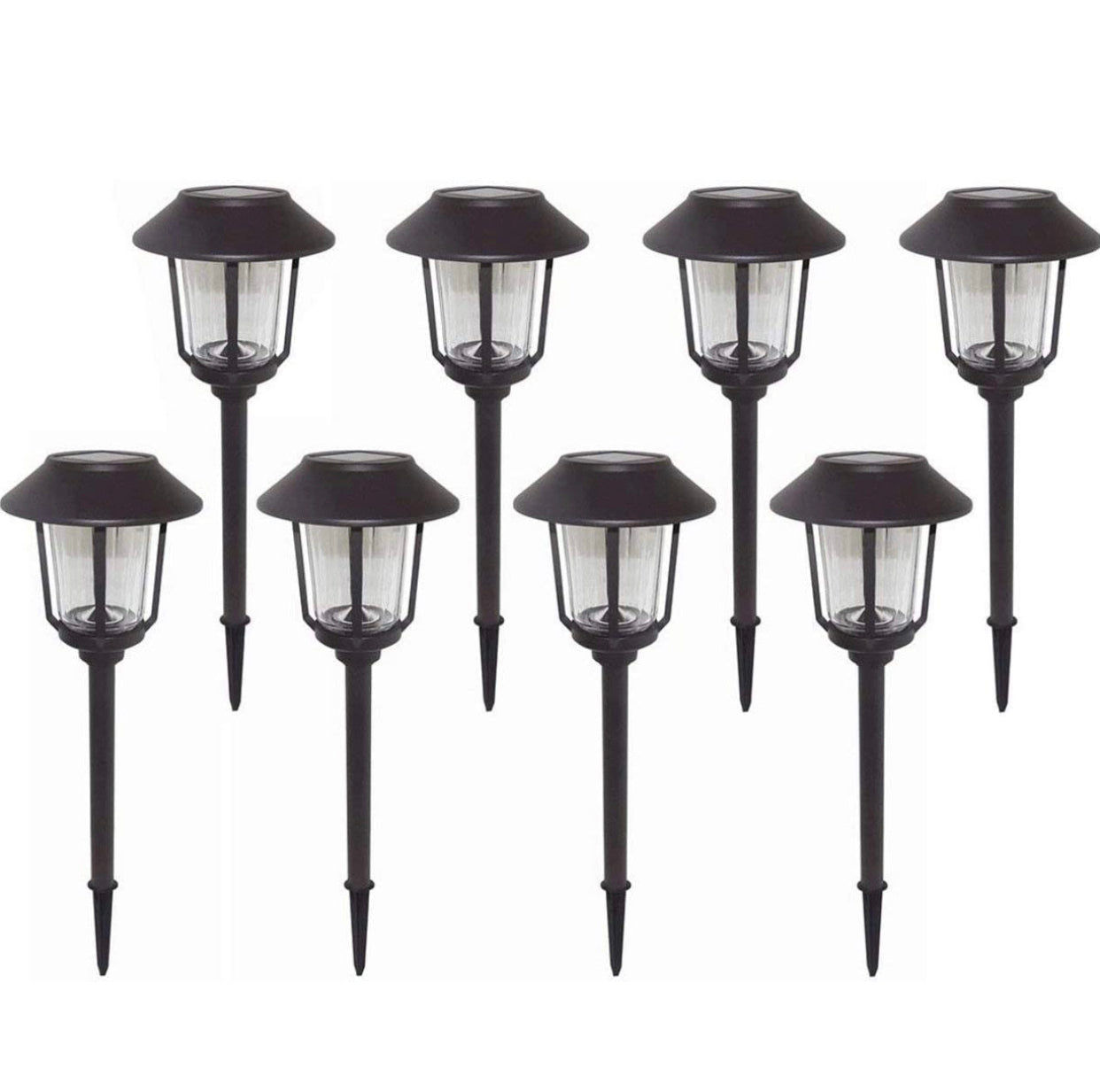 Lot de 6 lampes solaires LED Lighteme pour allées, 10 lumens