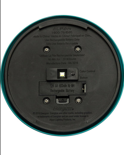 Lighteme 10er-Pack Solar-LED-Wegeleuchten für den Außenbereich, Edelstahl (Türkis)