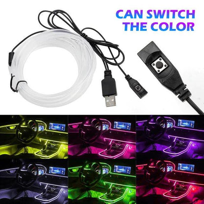 Bande lumineuse multicolore pour voiture Lighteme 