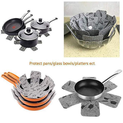 Tapis de protection Lighteme pour fond de poêle contre la chaleur