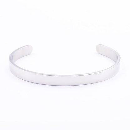 Ihrtrade "Keep Fucking Going" Inner Engraved Inspirational Cuff Bracelet Bangle,Garden Light Solar