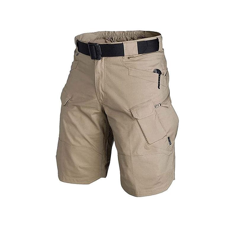 Lighteme Short tactique pour homme 11" Imperméable Randonnée Pêche Respirant Séchage rapide Short cargo court (SANS ceinture) 