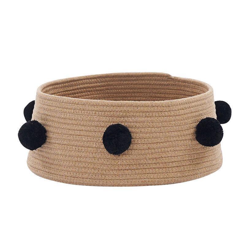 Nid pour chat en seau à pompons style nordique Lighteme (5 couleurs)