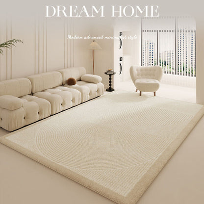 Tapis en peluche minimaliste Lighteme