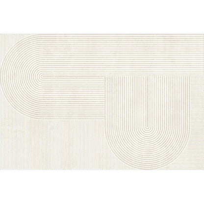 Tapis en peluche minimaliste Lighteme