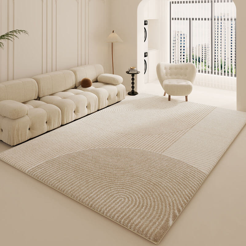 Tapis en peluche minimaliste Lighteme