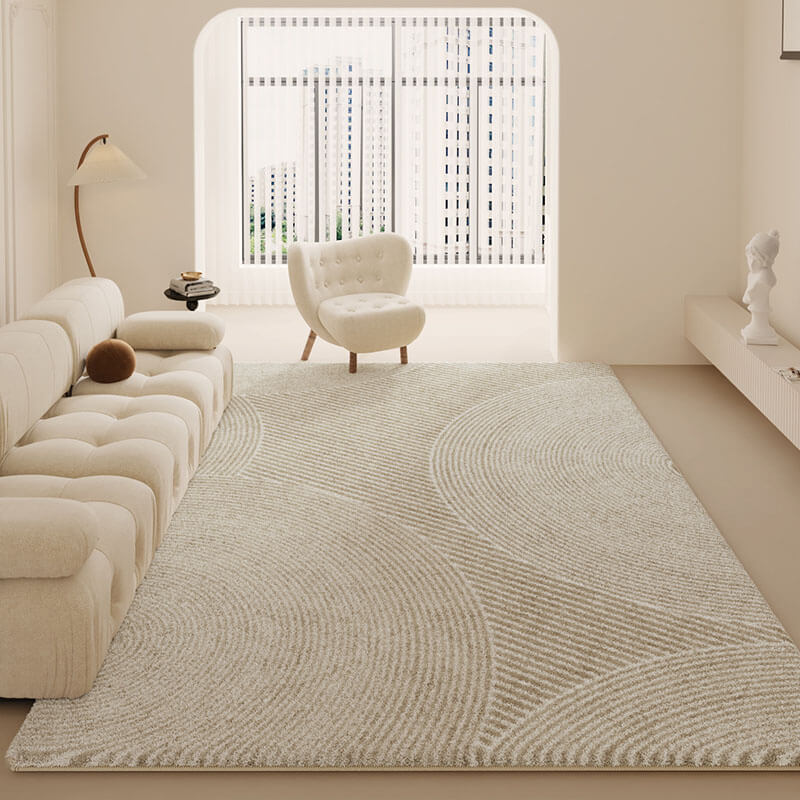Tapis en peluche minimaliste Lighteme