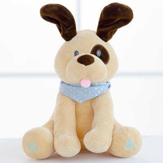 Peluche Chiot Animé Lighteme Peek-a-Boo Parlant et Chantant [Édition Limitée]
