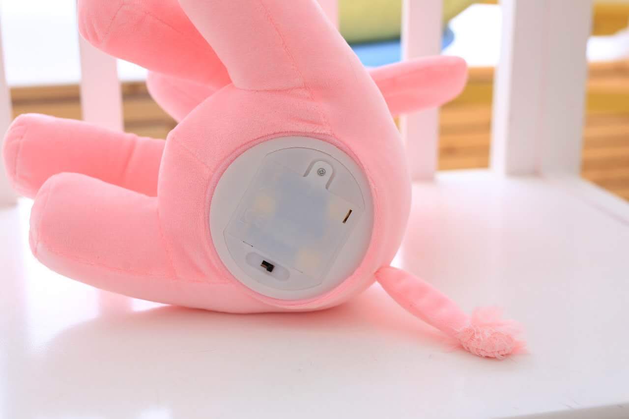 Éléphant en peluche animé Lighteme Peek-a-Boo, parlant et chantant