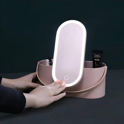 Trousse de maquillage Lighteme avec lumière LED - Organisez votre maquillage avec un éclairage LED