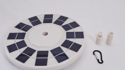 Lighteme Flagpole Solar Light 4640 Lumen 12000mAh Rechargeable Battery Flag Pole Light Solar Powered