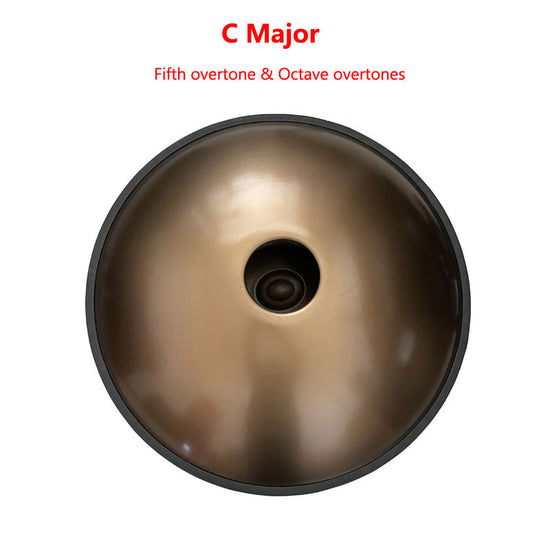 MiSoundofNature Mandala Pattern Stainless Steel Handpan Drum High-end 22 Inch 12 Notes D Minor Kurd Celtic Scale / C Major, Available in 432 Hz and 440 Hz
